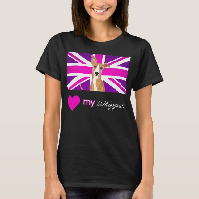 T-shirt PURPLEWHIPPET (DARK) Basic (Devant)