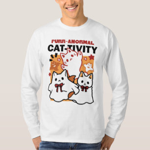 T-shirt Purr-anormal Cat Cat mignonne Halloween Conception