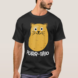 T-shirt Purr tato drôle de chat pomme de terre amoureux de