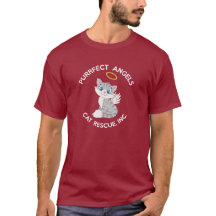 Purrfect Angels Chat Secourir unisex logo+texte