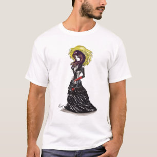 T-shirt Purrr gothique
