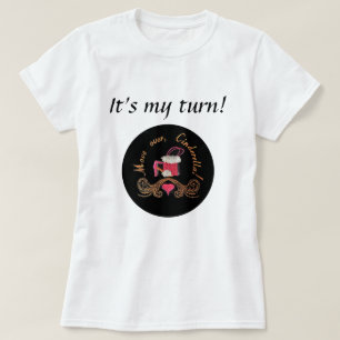 T-shirt Purse Rose & Chaussures, Déplace, Cendrillon !