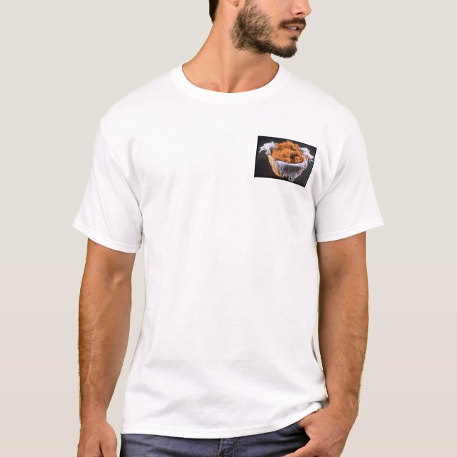 T-shirt Pushfactor - poulet frit (Devant)