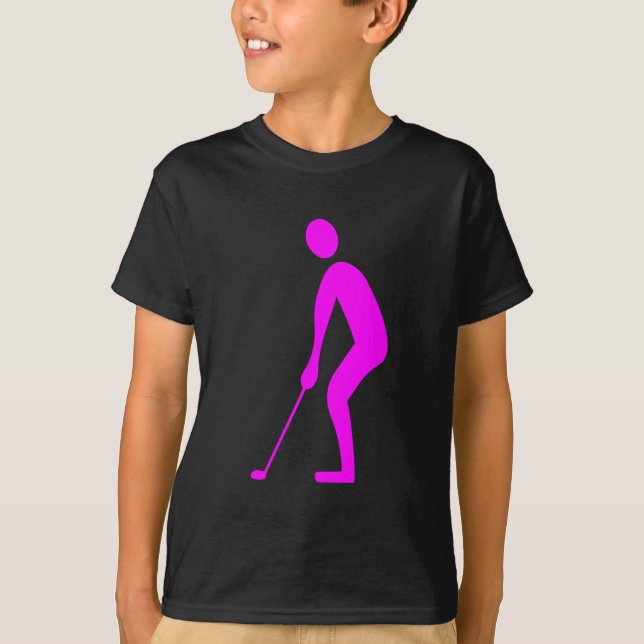T-shirt Putage - Magenta (Devant)