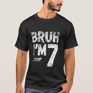 T-shirt PUTAIN J'ai 7 Ans Fête d'anniversaire