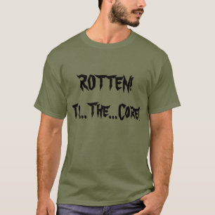 T-shirt Putréfié ! À la chemise en métal de noyau
