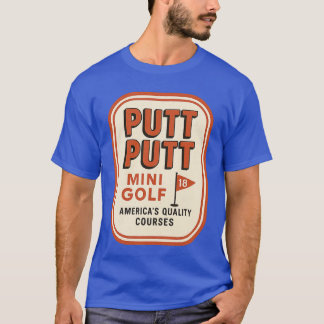 T-shirt Putt Putt Mini Golf Rétro 1980
