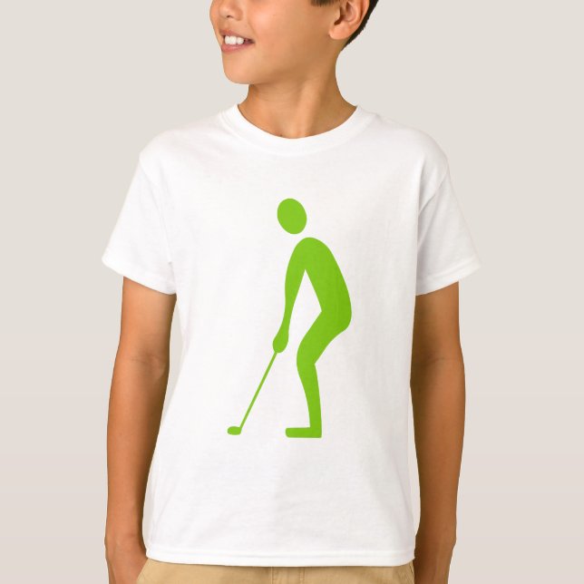 T-shirt Putting - Martian Green (Devant)