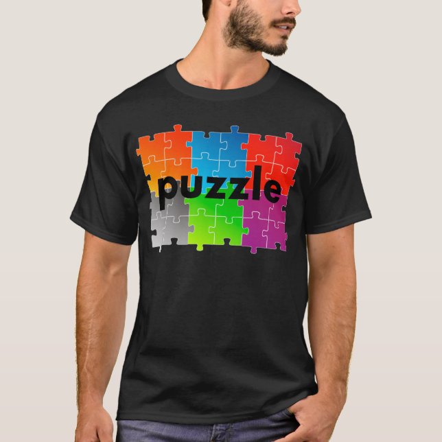 T-shirt puzzle パズル (Devant)