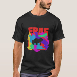 T-shirt Puzzle animal de grenouille Mosaik