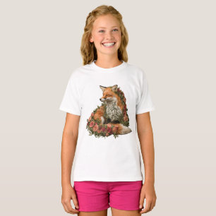 T-shirt Puzzle brodé Forest Fox