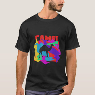 T-shirt Puzzle Camel Animal Mosaik