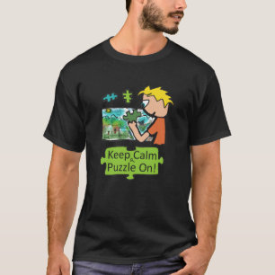 T-shirt Puzzle Conserver le calme