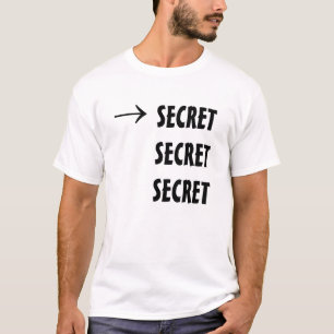 T-shirt Puzzle de Rebus : Top secret