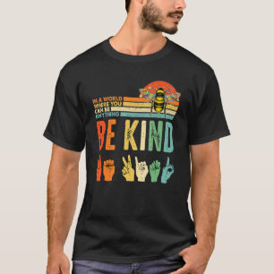 T-shirt Puzzle Familial Autisme Vintage 70s Be Kind Honey
