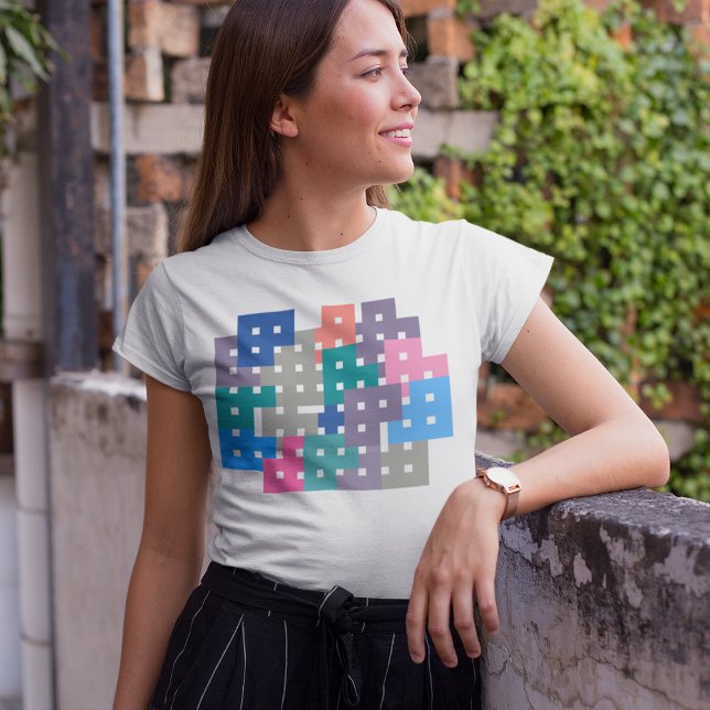 T-shirt Puzzle Geo Bricks (Créateur téléchargé)