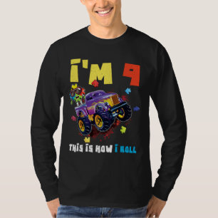 T-shirt Puzzle Monster Camion 9 ans Sensibilisation sur l'