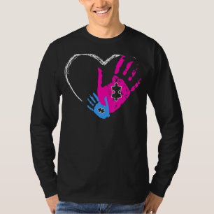 T-shirt Puzzle Pièces Sensibilisation sur l'autisme Jour A