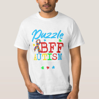 T-shirt Puzzle Pour Mon Fier Autisme BFF