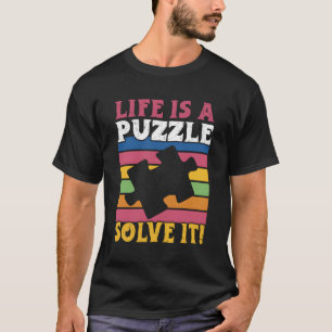 T-shirt Puzzle Puzzle maître Puzzle