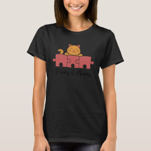 T-shirt Puzzles Nuzzles Cat Puzzle Pièce Jigsaw Puzzles
