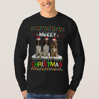 T-shirt Pyjama clair de Noël espagnol Springer anglais