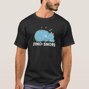 T-shirt Pyjama Dino Ronfle Dinosaure Dormant Sommeil Ronfl