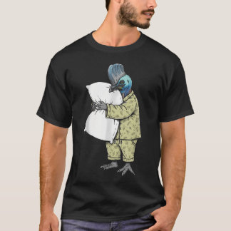 T-shirt Pyjama Drôle Cassowary Endormi Femmes Hommes Enfan