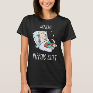 T-shirt Pyjamas de Terrier dormant doucement revêtu