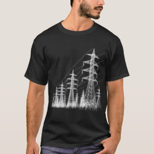 T-shirt Pylônes électriques - Lignes électriques