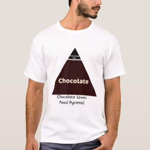 T-shirt Pyramide alimentaire de chocolat