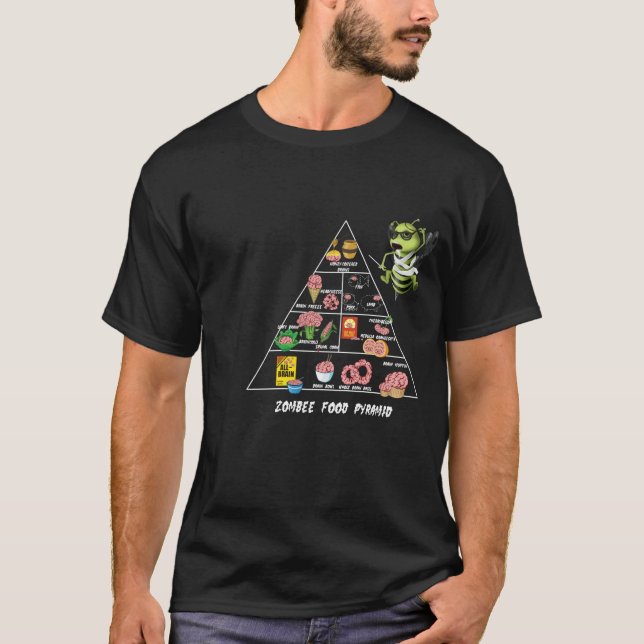 T-shirt Pyramide alimentaire de Zombee (Devant)