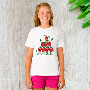 T-shirt Pyramide de Fruits de la Famille Heureuse des Frai