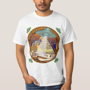 T-shirt Pyramides de Vaisseau Spatial Alien