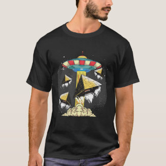 T-shirt Pyramides égyptiennes Enlèvement Extraterrestre OV
