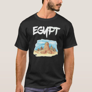 T-shirt Pyramides Sphinx Égypte ancienne Egyptologie égypt