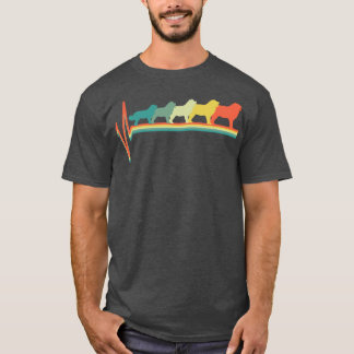 T-shirt Pyrénées Mountain Dog Heartbeat Vintage 1