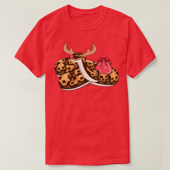 T-shirt Python à ballon normal édition de Noël 1 (Design devant)