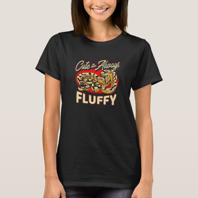 T-shirt Python Ball Pour Serpent Pas Toujours Fluffeux (Devant)