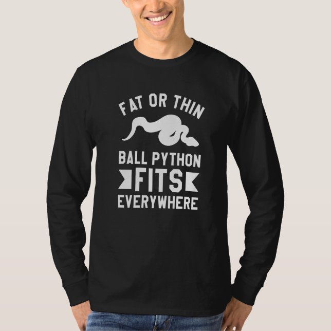 T-shirt Python boule gros ou mince convient partout Python (Devant)