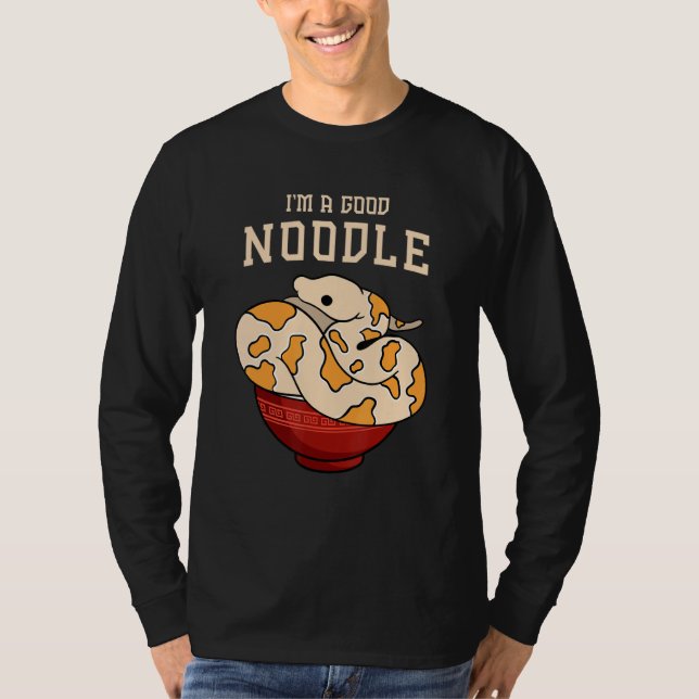 T-shirt Python boule pour je suis un bon serpent (Devant)