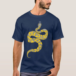 T-shirt Python jaune