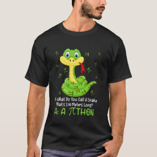 T-shirt Python Pithon Symbole Pi Prof de Math Drôle Jour d