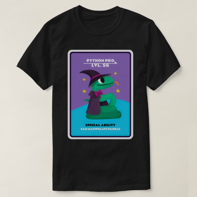 T-shirt Python Pro Spécialiste Lvl (Design devant)