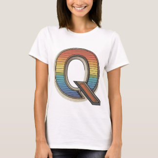 T-shirt Q rétro