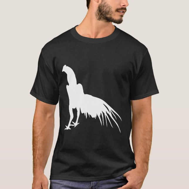 T-shirt Qaib Thai Rooster Chicken  (Devant)