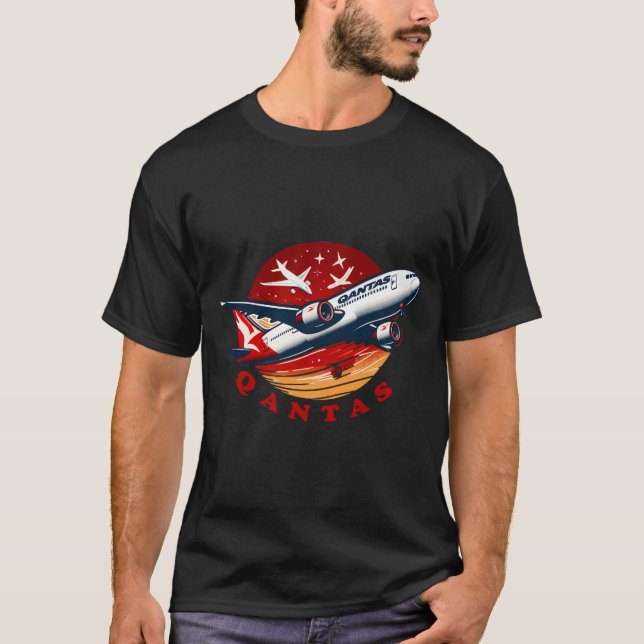 T-shirt Qantas Airlines (Devant)