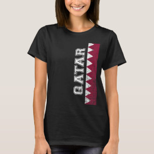 T-shirt Qatar Heritage Pride Pays Soutien Drapeau du Qatar