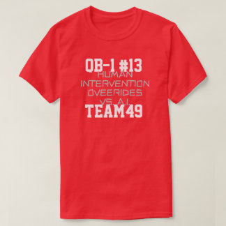 T-SHIRT QB-13 INTERVENTION SUR A. I.
