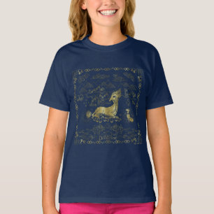 T-shirt Qiline At Golden Tapestry